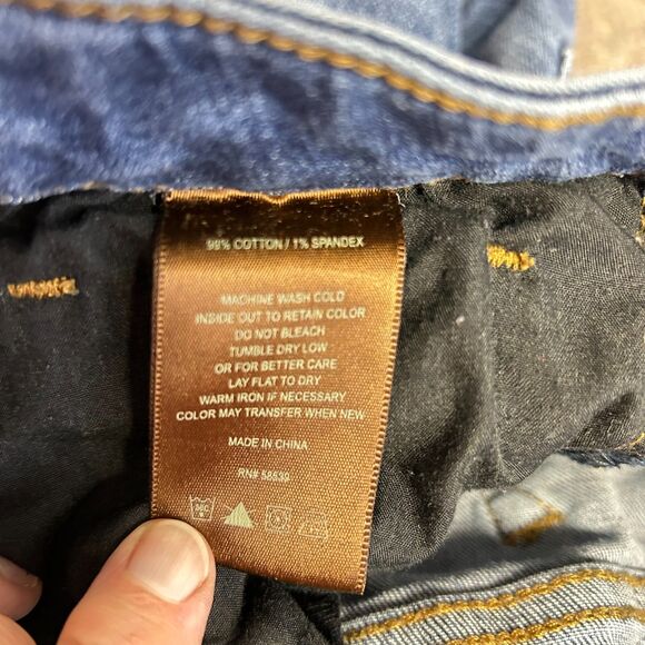 Kut From The Kloth Blue Medium Wash Mid-Rise Straight Leg Jeans Size 12 - Picture 8 of 14